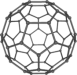 An image of the Carbon 60 molecule, also called Buckminsterfullerene